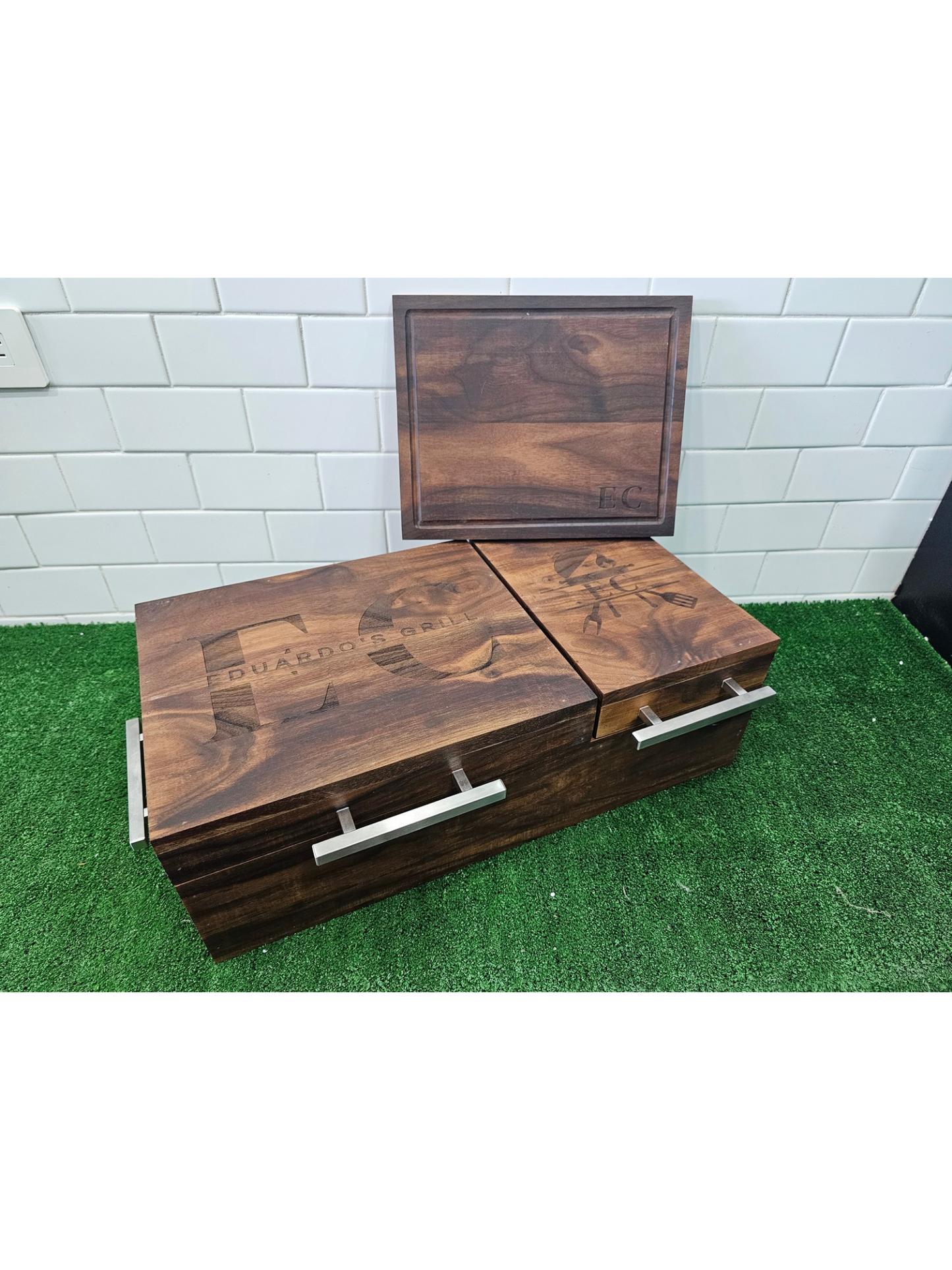 Cajas de madera también conocidas como Grill Box