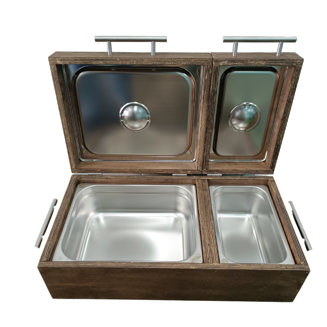 Cajas de madera también conocidas como Grill Box