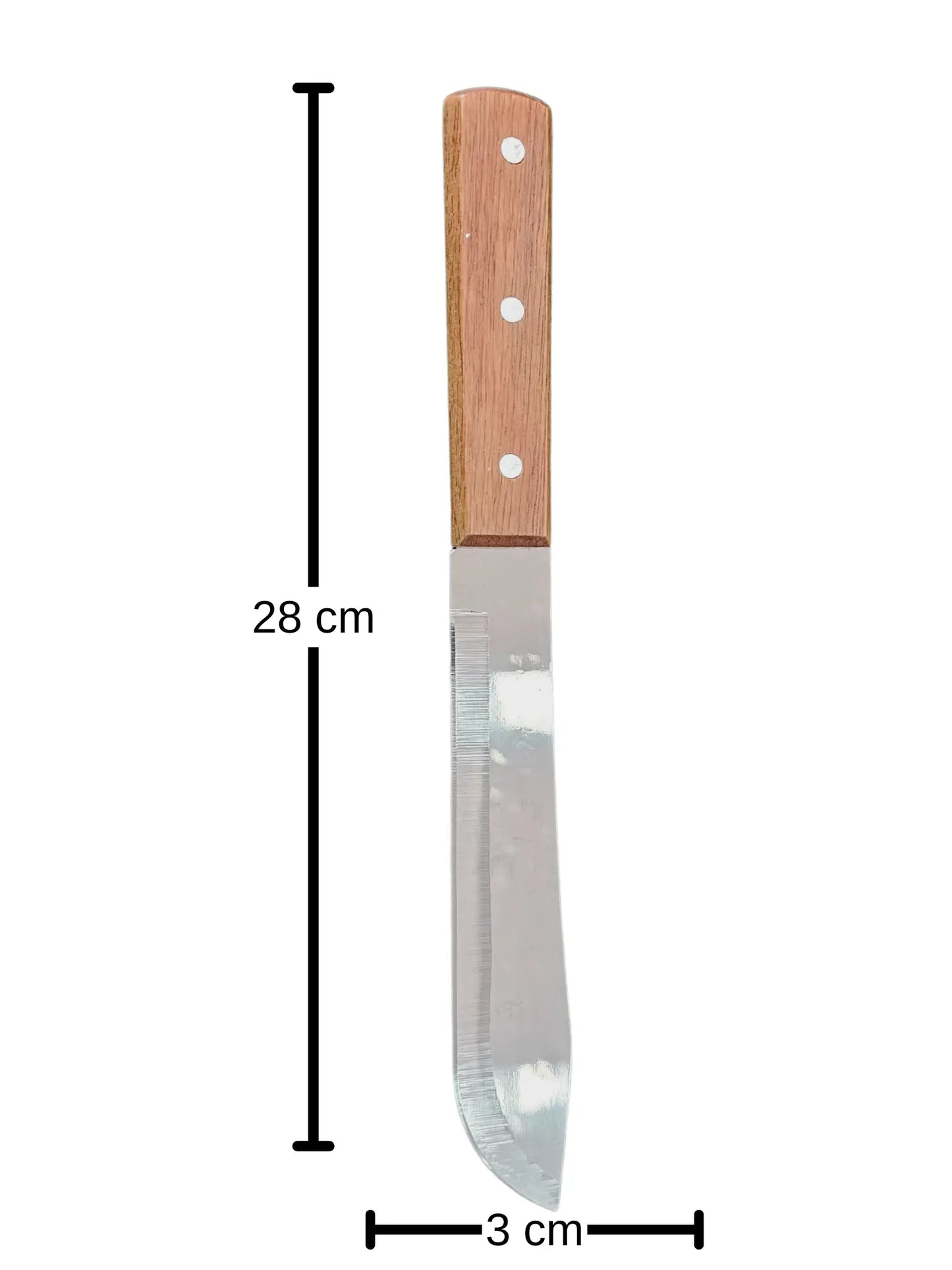 Cuchillo Pastor Grande de Acero Inoxidable para Carne Asada