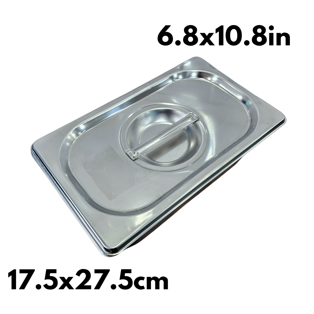 Tapa de acero inoxidable cuarto para inserto de caja de madera carne asada y Grill Box