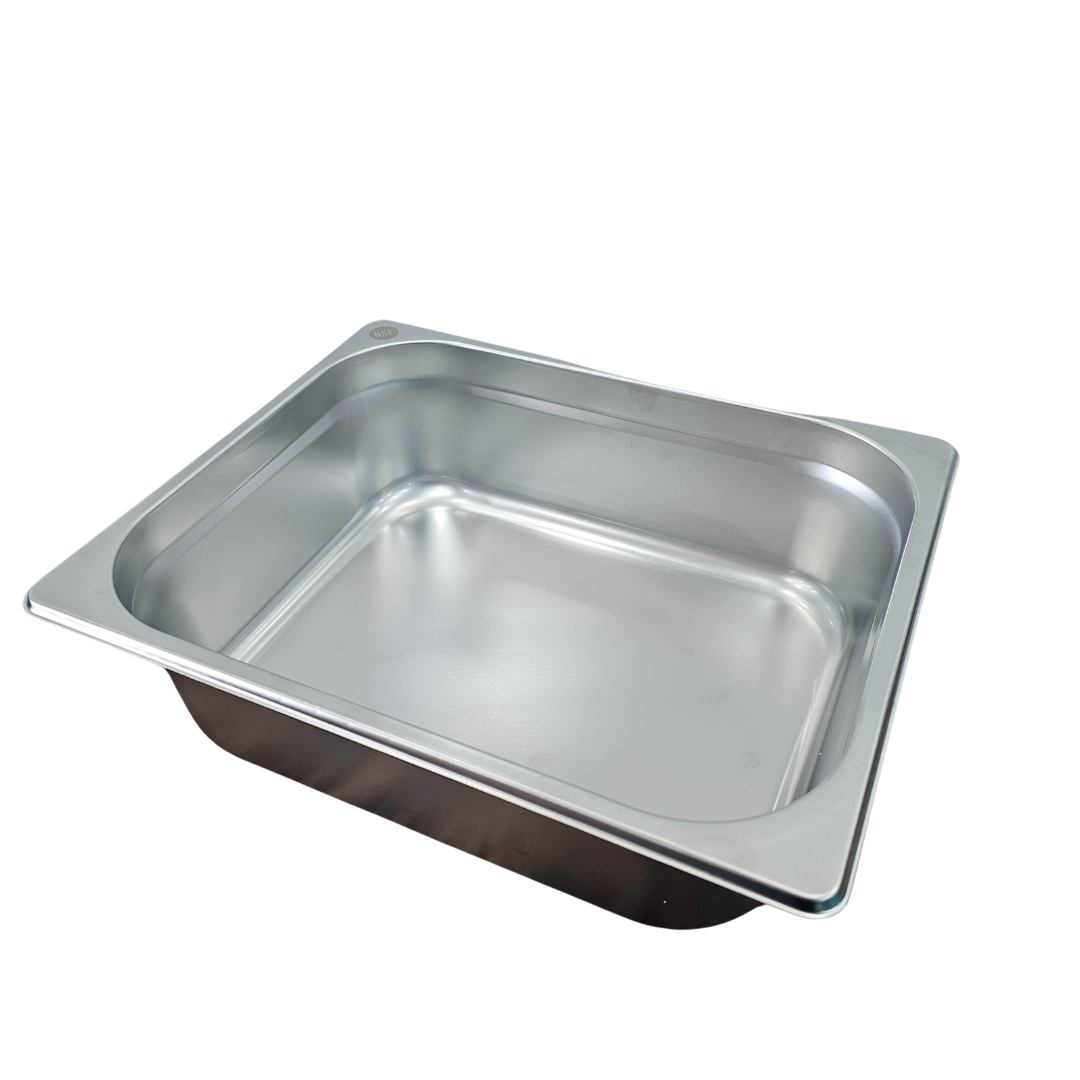 Inserto de Acero Inoxidable ½ x 10 cm para Caja de Madera Carne Asada