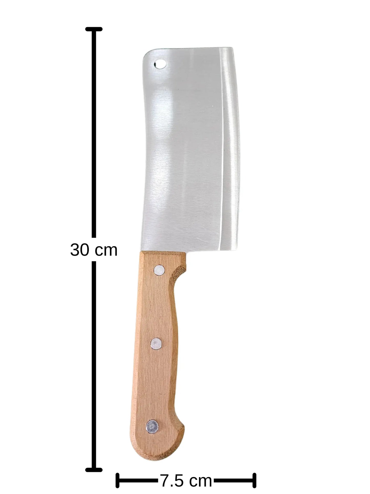 Hacha Cuadrada de Acero Inoxidable para Carne Asada