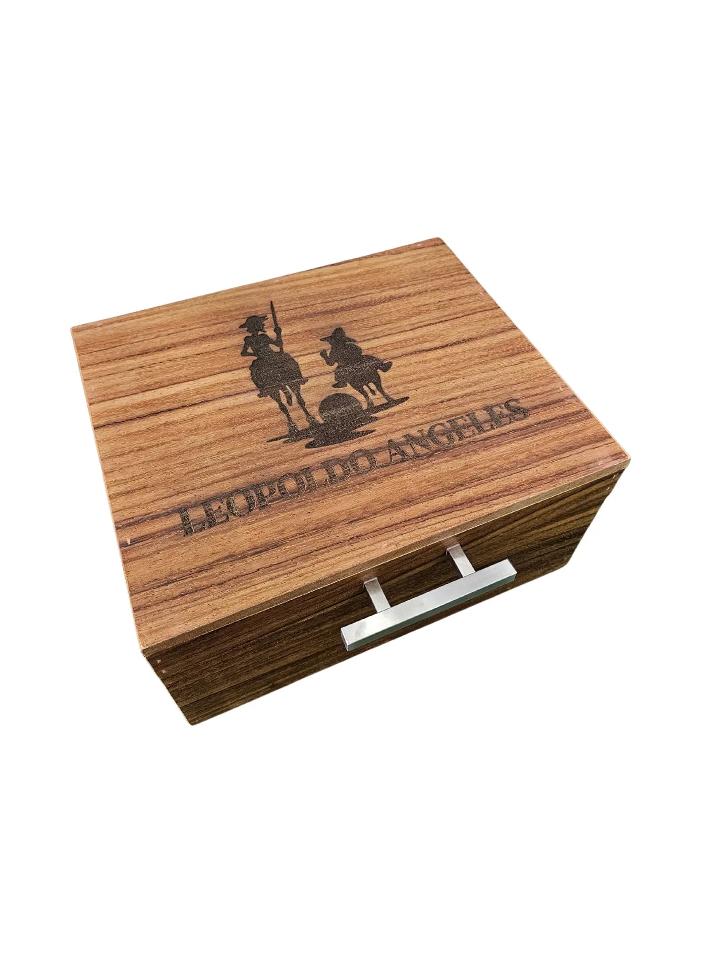 Caja de Madera Ligera Parota para Carne Asada
