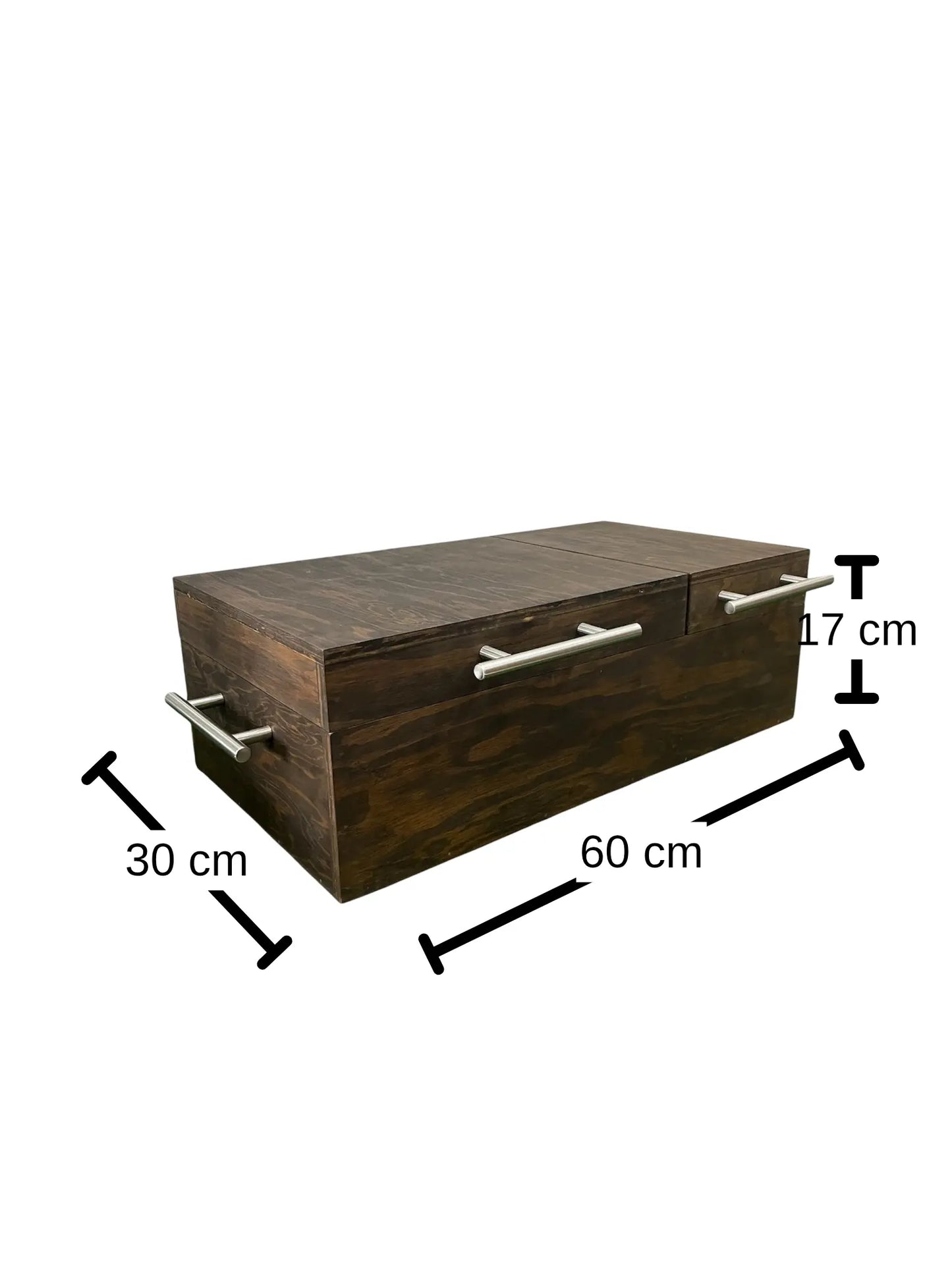 Caja Mega de Pino Veteado