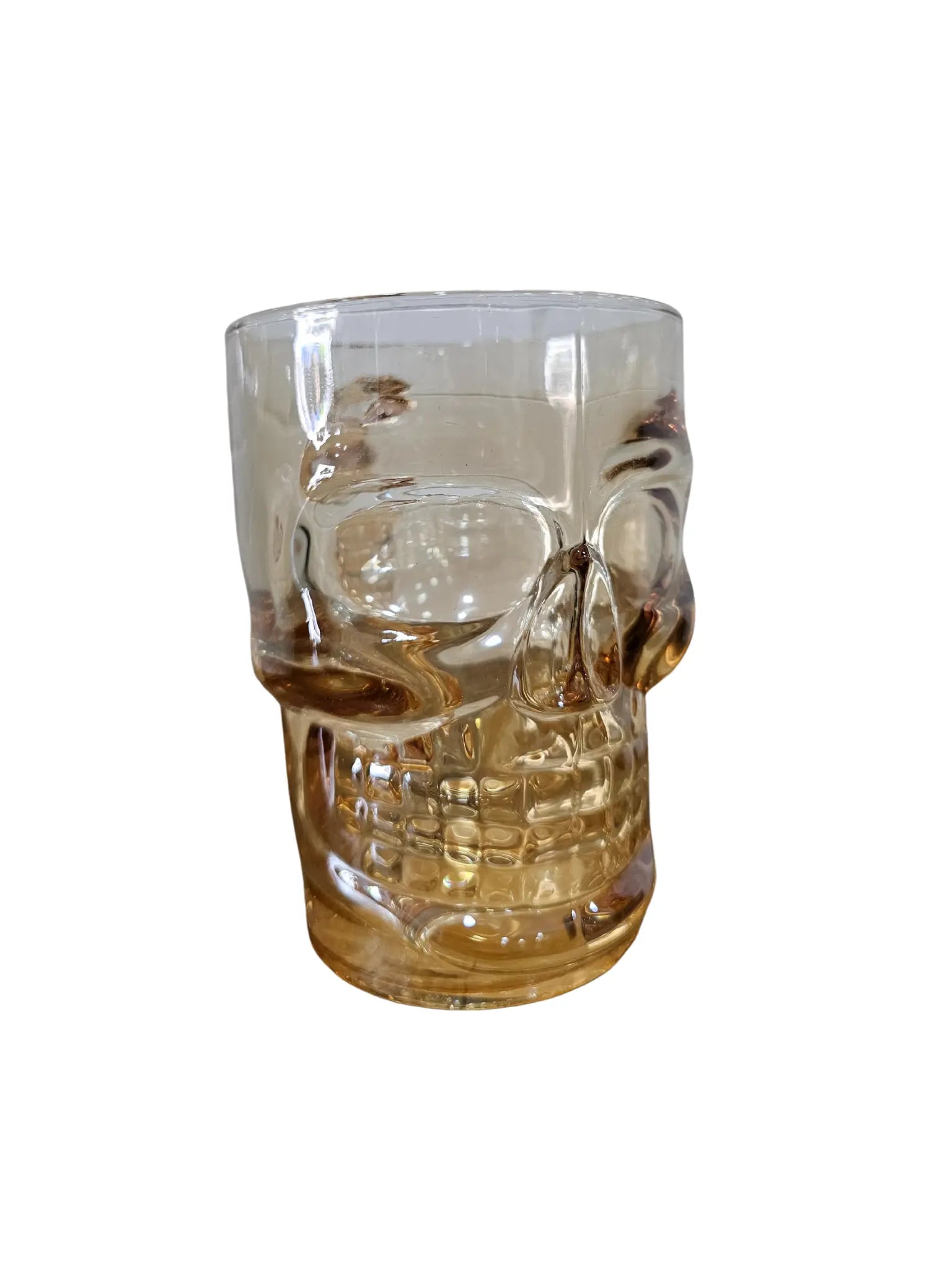 Tarros calavera 500 ml ámbar y humo para decoración