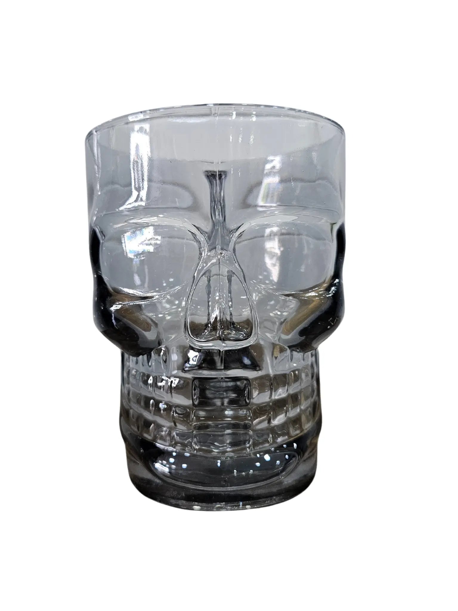 Tarros calavera 500 ml ámbar y humo para decoración